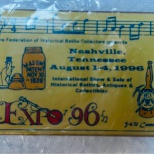 Vintage Collectable Pin Enamel Tennessee Expo ‘96  still in original packaging